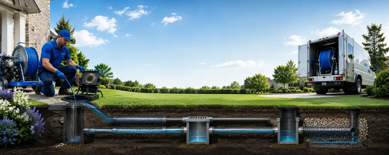 Outdoor drain cleaning information for Barstow, IL